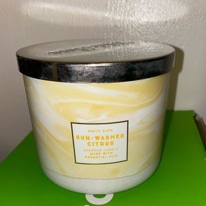 Sun Washed Citrus 3 Wick Candle BRAND NEW